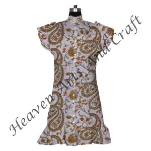 2025 nuevo estilo de impresión 100% algodón bloque estampado Top para mujer moda Tops cintura manga corta estilo tanque camiseta manga corta - Product Image 6