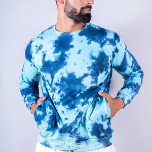 Sudadera con Capucha Tie-Dye 100% Algodón Hecha a Medida para Hombre, Diseño Sólido, Estilo Casual Urbano, Cuello con Capucha, Otoño, Hip Hop, Ecológica - Product Image 2