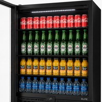 Vitrines de réfrigérateur de marque à faible de réfrigérateur transparents spacieux pour le magasin de franchise de boissons