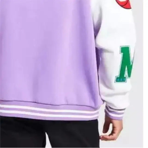 OEM Manufacturer High Quality Embroidery <b>Men's</b> 100% Wool Breathable Quick Dry <b>Summer</b> Varsity Baseball <b>Jacket</b> Wholesale Blank - Product Image 5