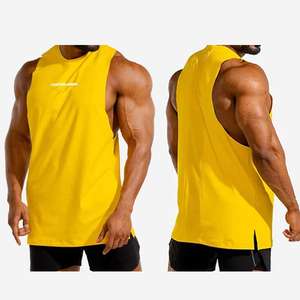 Nuevo Chaleco con logotipo personalizado para hombre, camiseta sin mangas, ropa de gimnasio, camisetas sin mangas para entrenamiento, chalecos personalizados para hombre - Product Image 2