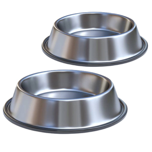 ชามสำหรับสัตว์เลี้ยงทำจากสแตนเลสเกรดดีสำหรับสุนัขส่งออกจากอินเดีย - Product Image 3
