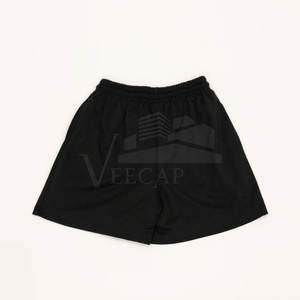 Pantalones Cortos Casuales de Diseño Sólido y Elegante para Hombre, Fabricante OEM, Logotipo Personalizado, Impresión Puff, Cintura Elástica, Personalizados para Exteriores - Product Image 3