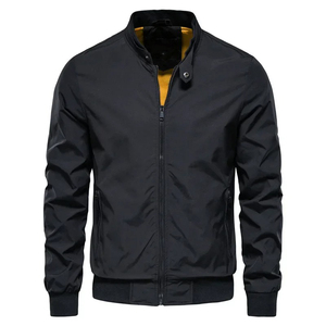 Autumn New Men's Jacket High Quality Male Outdoor Windproof <b>Coats</b> Korean Fashion <b>Stand</b> Collar Baseball Jacket Sheep Skin - Product Image 1