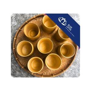 แก้วไม้ไผ่ขายดี ใช้สำหรับเสิร์ฟเครื่องดื่มบนโต๊ะอาหาร และสำหรับการนำเสนอเครื่องดื่ม ผลิตจำนวนมากจากเวียดนาม - Product Image 1