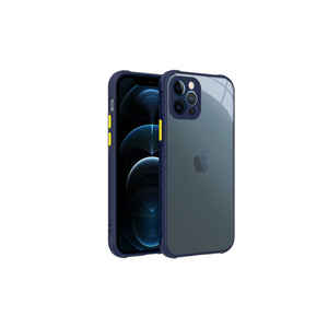 Funda de Silicona Líquida Premium Netzy SAFA Serie Kaff para iPhone 12 Pro, Color Azul Marino, Antigolpes, Material de Silicona Suave - Product Image 1
