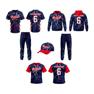 Kit d'uniformes de baseball sur mesure OEM, ensemble de maillots et pantalons de sport professionnels, vente en gros de kits d'uniformes de baseball pour équipes - Product Image 6