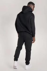 Nueva llegada de los hombres de invierno transpirable cómodo anti-olor impreso chándal deportivo ecológico liso teñido ropa deportiva - Product Image 3