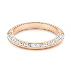 14K Yellow Gold Moissanite Channel <b>Set</b> Wedding Band Certified Diamond Band Moissanite Luxury Designer Wedding <b>Rings</b> for <b>Women</b> - Product Image 5