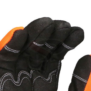 Guantes de Cuero para Mecánico, Transpirables, Ignífugos, de Alta Visibilidad, con Correa para la Cintura, Unisex, Guantes de Seguridad Industrial para Adultos - Product Image 5