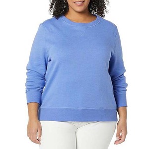 High Quality Winter Fleece Plus Size Women <b>Sweatshirt</b> <b>Long</b> Sleeve Breathable Casual Vintage Customized Size OEM ODM Supplier - Product Image 3