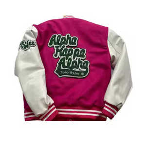 Chaqueta de seda satinada para hombre con bordado de fraternidad Phi Beta Sigma | Chaqueta bomber azul bordada de fraternidad PBS Chaqueta personalizada para hombre - Product Image 4