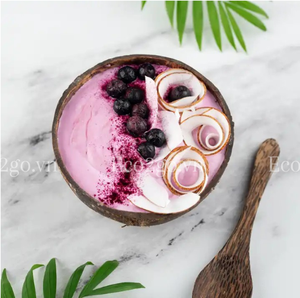 Cuencos de coco natural al por mayor/Cuenco de cáscara de coco de Vietnam Cuenco de coco/Cuenco de ensalada de cáscara de coco de Eco2go Vietnam - Product Image 2