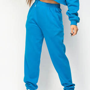 Algodón Poliéster Hecho Secado rápido Mujeres Recortadas Sudaderas con capucha Conjunto de manga larga Mujeres Recortadas Sudaderas con capucha Conjunto - Product Image 6