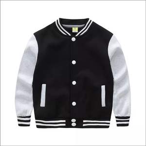 เสื้อแจ็กเก็ตสำหรับผู้ชายสีทึบดีไซน์ด้านหน้าทำจากโพลีเอสเตอร์/ ผ้าฝ้าย - Product Image 3