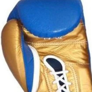 Winning <b>Lace</b> Up Boxing <b>Gloves</b> Blue Gold Genuine Leather Pro Fight Training Sparring <b>Gloves</b> 8oz 10oz 12oz 14oz 16oz - Product Image 6