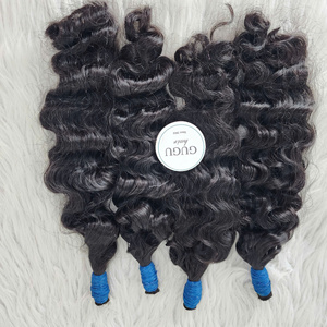 ราคาขายส่ง พรีเมียม ผมเวอร์จินแท้ 100% จากเวียดนาม ต่อผมแบบเรมี่ ผมหยิกแบบพม่า แบบเป็นมัด ขนาด 16 นิ้ว ซุปเปอร์ดับเบิ้ลดรอน - Product Image 3