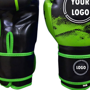 ถุงมือมวยหนังวัวแบบมืออาชีพพร้อมโลโก้ออกแบบได้ตามต้องการถุงมือแบบผูกเชือกของแท้และใหม่เอี่ยม - Product Image 6