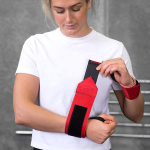 Wholesale Custom Design Strength Training Fitness Barbell Swings Hand Weightlifting Protection <b>Power</b> <b>Wrist</b> Wraps Strap - Product Image 5