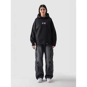 Sudadera con Capucha Oversize para Mujer Hunter X Hunter, Tejida y Transpirable con Diseño de Cremallera, Estilo Hip Hop, Patrón Corto de Otoño - Product Image 6