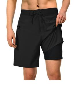 Custom Hot Selling Black Color Board Short Top Quality High Waist <b>Knee</b> length Mens Running Gym <b>Exercise</b> Workout Board Trunks - Product Image 1