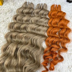 วิกผม2024แท้ยาวเป็นลอนธรรมชาติวิกผมแท้แบบไม่ผ่านกระบวนการปิดลูกไม้จากผู้บริจาคคนเดียว - Product Image 2