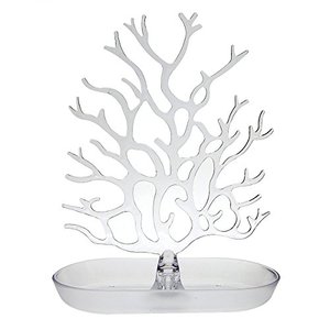 Soporte de joyería de cristal de Latón chapado en oro de lujo al por mayor decoraciones de boda de estilo único con contenedor de joyería de diseño de partición - Product Image 1