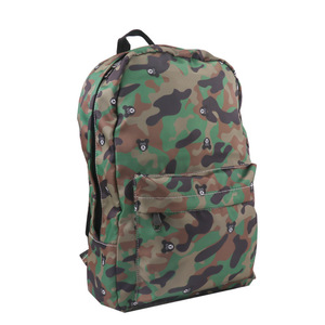 Nueva Mochila Escolar de Lona de Algodón con Estampado de Camuflaje, Gran Capacidad, Cierre de Cremallera, Venta al Por Mayor - Product Image 3