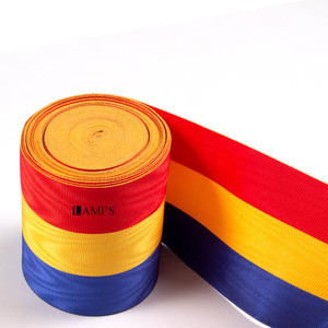 Médaille Moire Rubans Prix Décoration Rang Bar OEM Vrac Tissu Étroit Métallique Soie Fait Rubans - Product Image 6