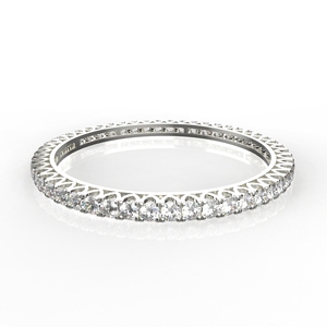 Avarta Jewellery Brazalete de plata de ley 92,5 con 25 centavos cada uno Diamantes americanos de grado 5A-Piezas individuales - Product Image 5