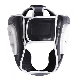 La garde principale protectrice légère faite sur commande réglable/cuir résistant a fait des gardes de tête de boxe - Product Image 5