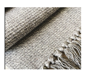 Alfombra de suelo de tela de yute bordada Vintage de lujo más vendida, forma rectangular, alfombra hecha a mano para exteriores, hogar, Hotel, Oficina Simple - Product Image 1