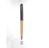 Stylo à bille élégant à encre bleue de 0.5mm en métal exportation de qualité pour le bureau scolaire et les réunions officielles écriture essentielle