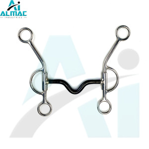 Broca De Filete de puerto alto cómoda y duradera ALMAC Ideal para caballos con necesidades de entrenamiento que exigen una guía clara y firme - Product Image 3