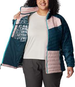 2025 femmes décontracté poudre Lite II veste zippée complète vêtements d'extérieur d'hiver coton remplissage respirant imperméable coupe-vent solide avant - Product Image 1