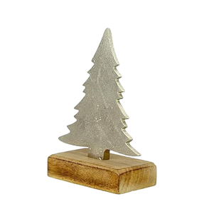 Set of Two Galvanized Iron X-mas <b>Tree</b> Ornaments <b>for</b> Home and Office Decor Superior Quality Metal <b>Christmas</b> <b>Tree</b> - Product Image 5