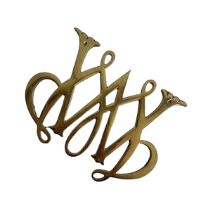 Tapis de table de dessous de plat brillant de conception de feuille décorative en métal de haute qualité pour des pots chauds - Product Image 5