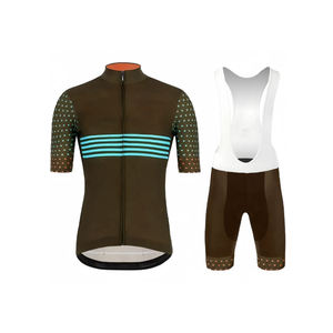 Diseño bonito Cómodo Secado rápido Hombres Ciclismo Uniforme Compresión ligera Manga corta Top Ropa de ciclismo para hombres - Product Image 5