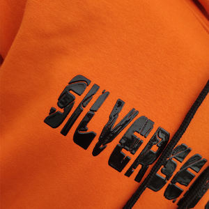 เสื้อกันหนาวมีฮู้ดสำหรับผู้ชายผ้าคอตตอน100% 4500 PLUS GSM พิมพ์ลายซิลิโคนมันวาวระบายอากาศได้ดีขนแกะสีพื้น - Product Image 5