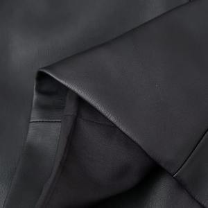 Chaleco de Cuero Genuino de Primera Calidad al por Mayor, Diseño Liso, Chalecos para Mujer, Piel de Oveja, Corte Moderno, Fabricante de Chalecos - Product Image 6