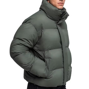 Veste d'hiver coupe-vent à capuche unisexe personnalisée Dikson Sports, veste matelassée en toile chaude - Product Image 5