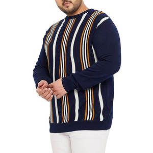 Vente en gros Pull tricoté à col haut pour hommes Mode hivernale Pulls à col rond personnalisés pour hommes - Product Image 2