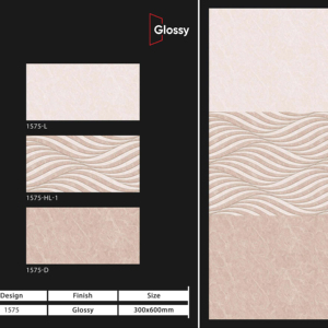 Azulejos de cerámica para pared Interior Space Pro de 300x600 mm, para baño y cocina, con acabado brillante, mate, efecto azúcar tallado, diseño de pared interior de lujo. - Product Image 1