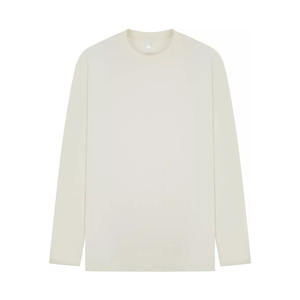 Prix de gros Best-seller 220g T-shirt vierge de haute qualité Logo personnalisé imprimé Manches courtes Tricoté Homme Femme - Product Image 3