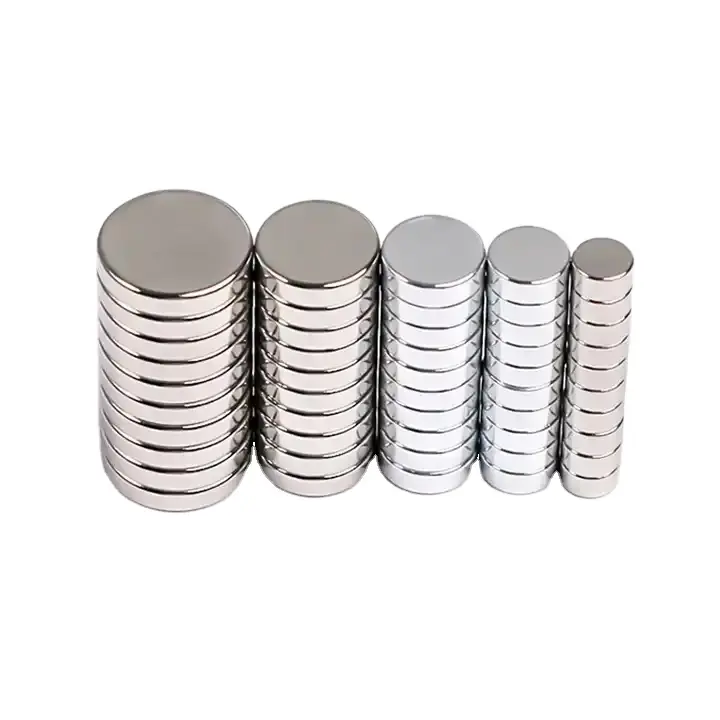Magnetische Materialien Bright Silver N35 Rund magnet starker Neodym-Magnet Preis mit starkem Permanent