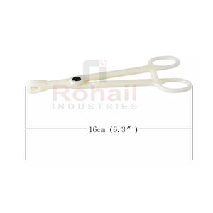 Rohail Industry Plastic Body Piercing Tool Body Piercing Desechable True Septum Forceps Aceptar OEM - Product Image 4
