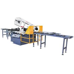 Sierra de cinta automática rectangular de 18x9.8 pulgadas con capacidad de 13 pulgadas, controlada por PLC, 220V 60Hz, para corte horizontal de metal, sierras eléctricas de 60Hz - Product Image 3