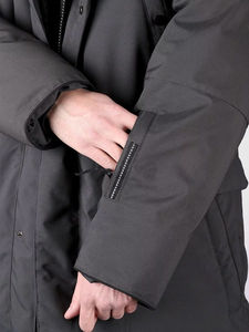 Chaqueta acolchada Reversible personalizada Unisex de talla grande 100% algodón transpirable aislado abrigo de invierno con capucha ropa de calle para uso al aire libre - Product Image 2