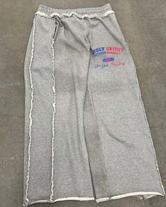 Conjunto Deportivo de 2 Piezas para Hombre, Corte Cuadrado, con Cierre, Color Sólido, Invierno, Estilo Urbano, Felpa, 100% Algodón, Manga Larga - Product Image 2