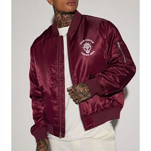 2025 OEM personnalisé hommes vestes broderie Nylon MA1 vol Bomber veste pour hommes vêtements personnalisé Bomber vestes - Product Image 3